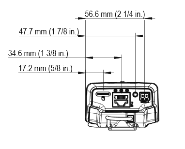 IPカメラ Axis ネットワークカメラ M1124 製品図解