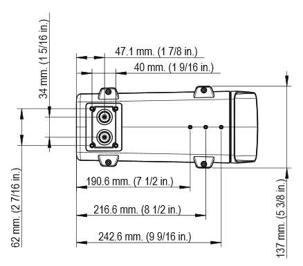 IPカメラ Axis ネットワークカメラ M1125-E 製品図解