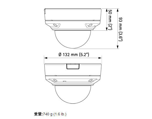 IPカメラ Axis ネットワークカメラ M3025-VE 製品図解
