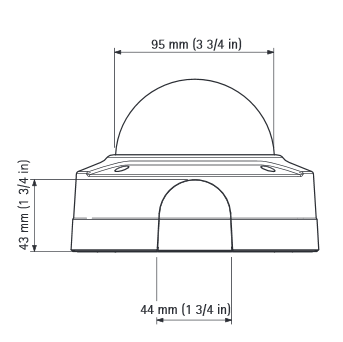 IPカメラ Axis ネットワークカメラ P3224-LVE 製品図解