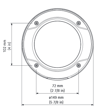 IPカメラ Axis ネットワークカメラ P3224-LVE 製品図解