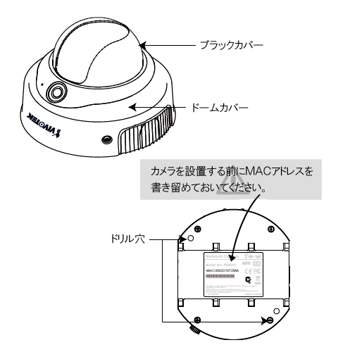 IPカメラ VIVOTEK ネットワークカメラ FD8161 製品図解